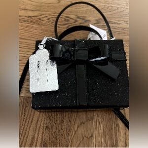 Brand new sparkly Kate Spade gift box crossbody purse!